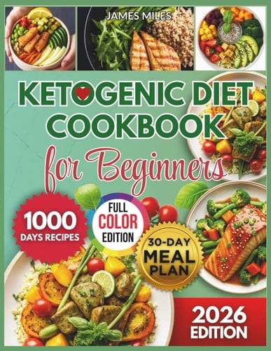 KETOGENIC DIET COOKBOOK FOR BEGINNERS 2026: Simple Low-Carb Recipes for Fast Weight Loss, Steady Energy, and Lifelong Keto Success with 1000 days of exquisite meal