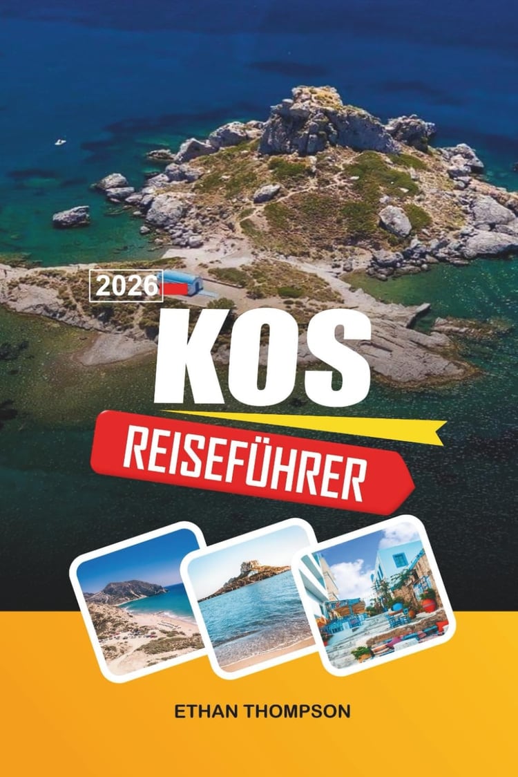KOS REISEFÜHRER 2026: Sandstrände, antike Ruinen, Radwege, Inseldörfer und griechische Inselsonne (German Edition)