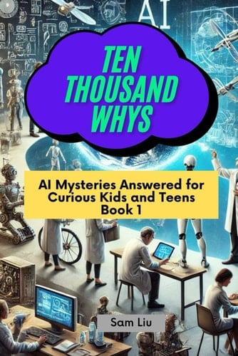 TEN THOUSAND WHYS: AI Mysteries Answered for Curious Kids and Teens Book 1 (ten thousand whys: AI mysteries (kindle + paperback black & white edition))