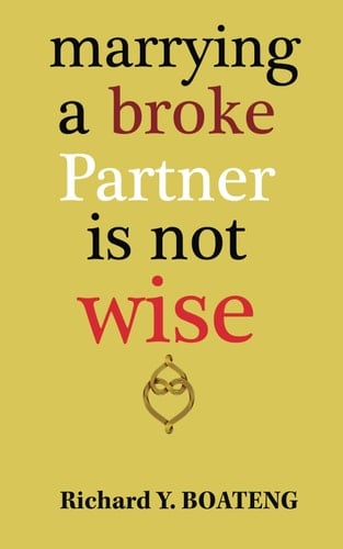 Marrying A Broke Partner Is Not Wise