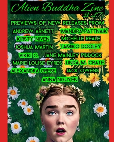 Alien Buddha Zine #47: black and white print