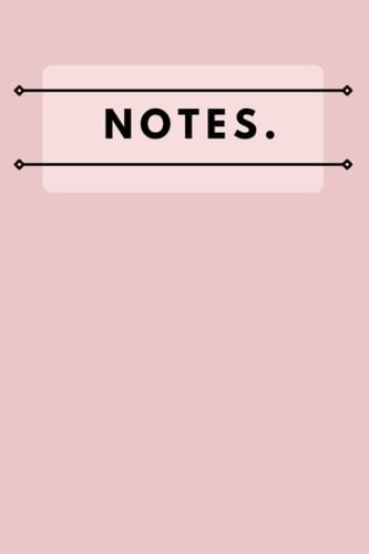 Notebook: A5 lined Notebook Journal - 120 lined pages - Pink - Medium (6 x 9 inches) - Designed in the UK - Perfect for work, school, study, revision