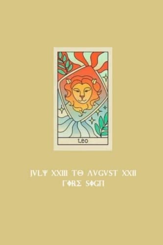 Matte Finish 6x9 LEO Zodiac Sign Cover Notebook (200 lined pages): Zodiac Signs Collection (Signs of the Zodiac Notebook Collection)