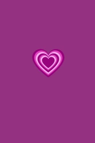 6x9 Pink Heart Cover Notebook (200 lined pages)
