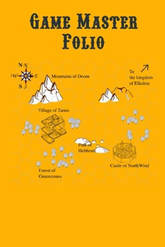 Game Master Folio - RPG Journal: Blank Lined Notebook for 5e GMs in Retro 1e Style
