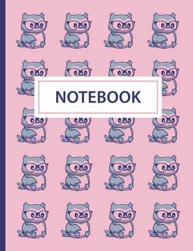Cute Cat Composition Notebook 120 Pages: 20s Cute Cat Composition Notebook - College Ruled 120 pages (Large size 8.5 "x 11") (Minimal Notebooks)