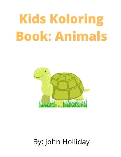 Kids Koloring Book: Animals