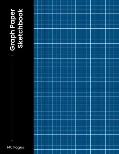 Sketchbook: Grid Drawing Sketchpad | Notebook for drawing and writing | Journal | Size 8X11 Inch (21.59 x 27.94) Blue