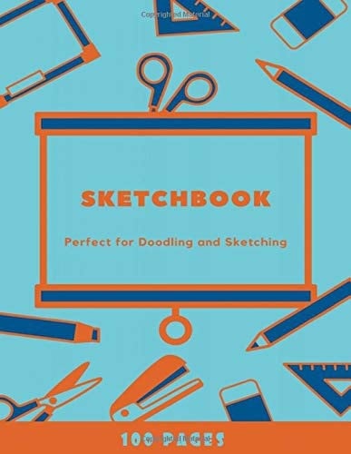 Sketch Book: Large Notebook for Drawing, Sketching Or Doodling: 100 PAGES 8. 5''. ( Blank Paper Drawing and Write Journal)