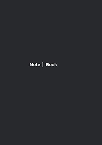 Note  Book: Notebook black Consists of 100 path, educational brochure, feedback notebook black, notebook