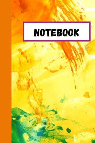 Notebook: Colorful Abstract Notebook