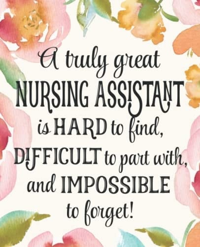 Nursing Assistant Gift: An Appreciation Thank You, Retirement, or Going Away Present for Women Friends, Family or Coworkers