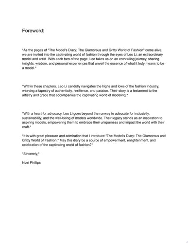 The Model's Diary Unveiling the Glamorous and Gritty World of Fashion