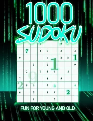 1000 Sudoku Puzzles: Mega Collection of Sudokus