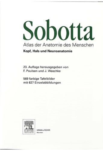 Sobotta Atlas der Anatomie des Menschen