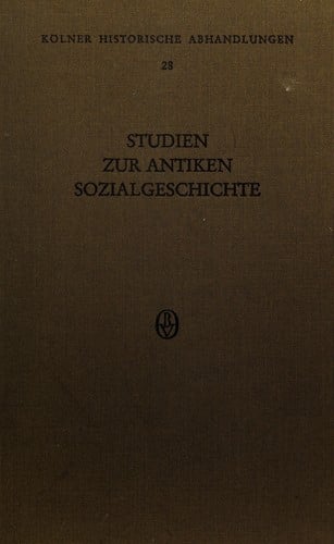 Studien zur antiken Sozialgeschichte