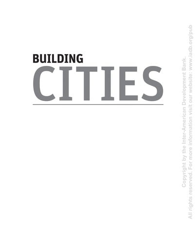Building cities