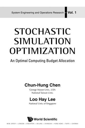 Stochastic simulation optimization