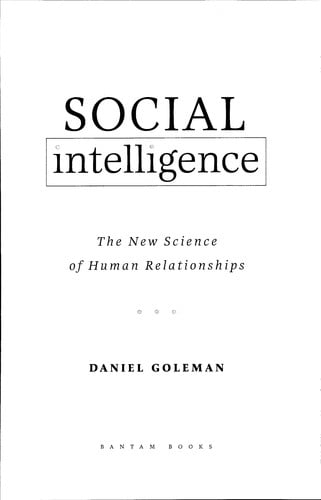 Social intelligence