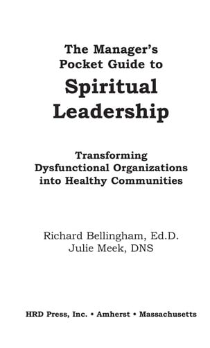 The manager's pocket guide to spiritual leadership