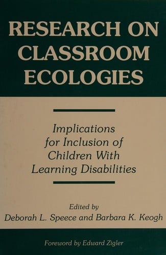 Research on classroom ecologies