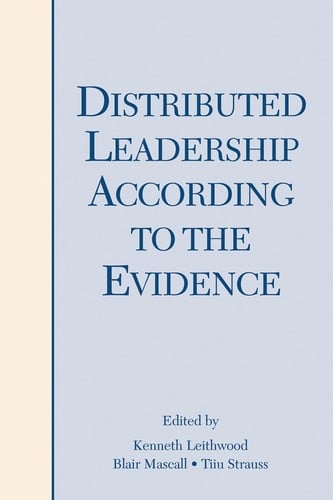 Distributed leadership according to the evidence