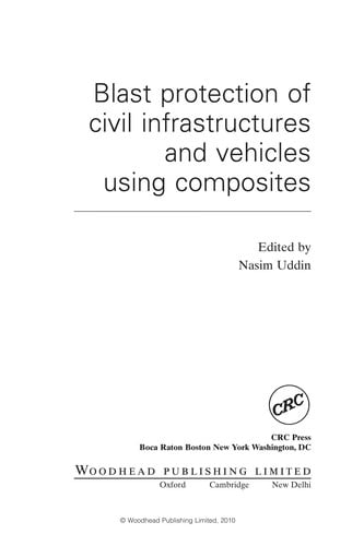 Blast protection of civil infrastructures and vehicles using composites
