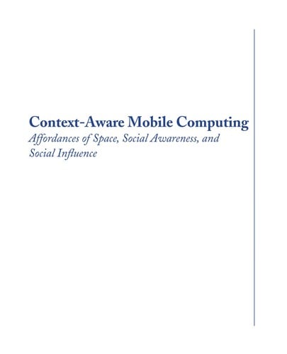 Context-aware mobile computing
