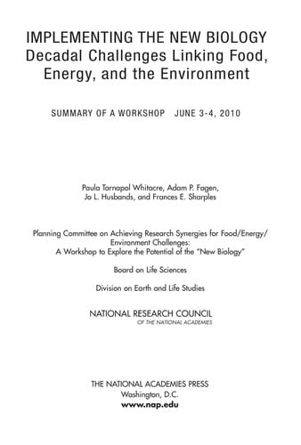 Implementing the new biology