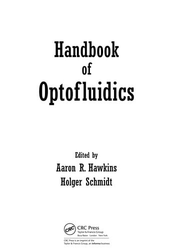Handbook of optofluidics
