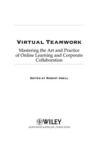 Virtual teams