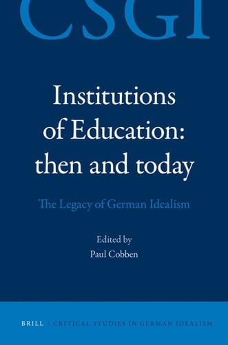 Institutions of education, then and today