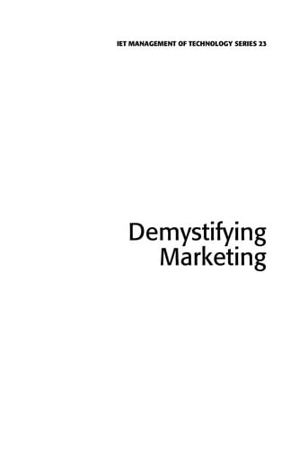 Demystifying marketing