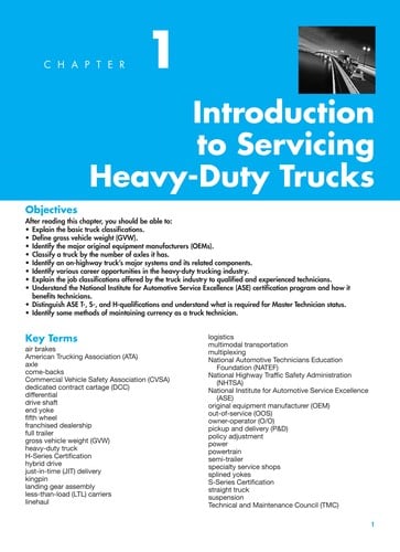 Heavy duty truck systems