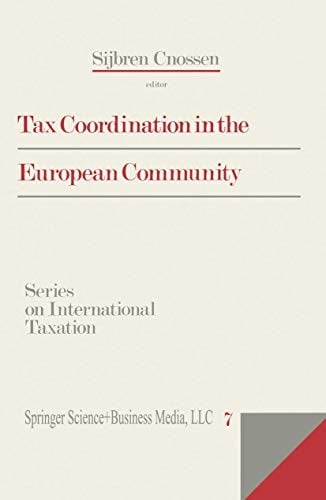 Tax coordination in the European Community