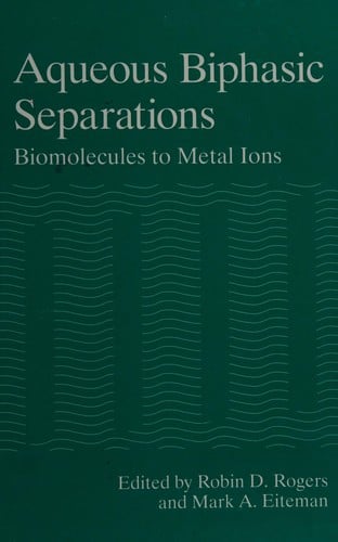 Aqueous biphasic separations