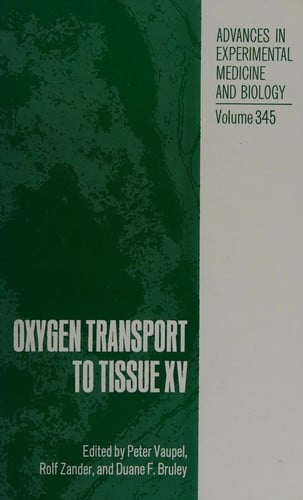 Oxygen transport to tissue XV