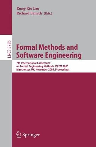 Formal Methods and Software Engineering (vol. # 3785)