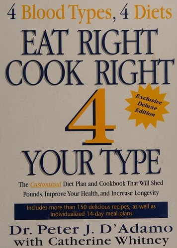 Eat right, cook right 4 your type
