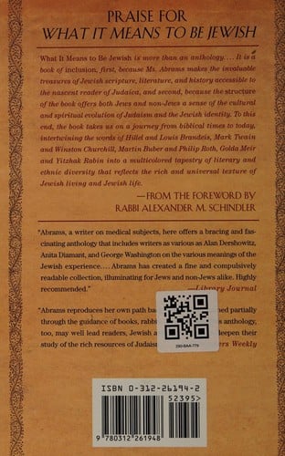 What it means to be Jewish