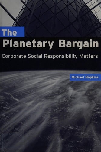 PLANETARY BARGAIN: CORPORATE SOCIAL RESPONSIBILITY MATTERS