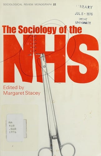 The Sociology of the National Health Service