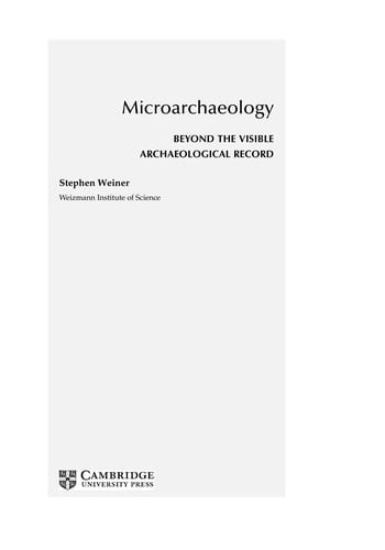 Microarchaeology
