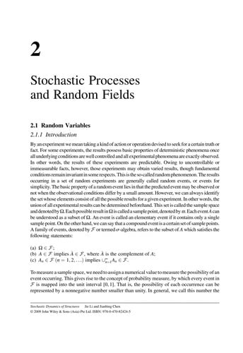 Stochastic dynamics of structures