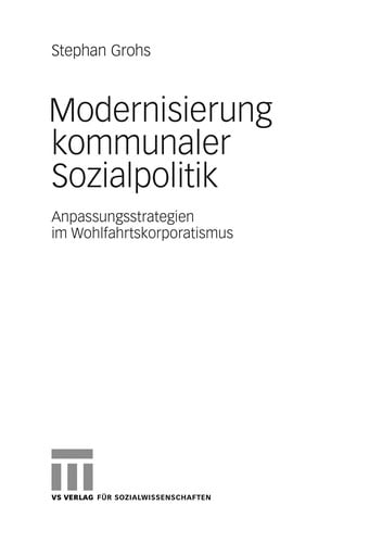 Modernisierung kommunaler Sozialpolitik