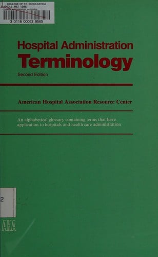 Hospital administration terminology