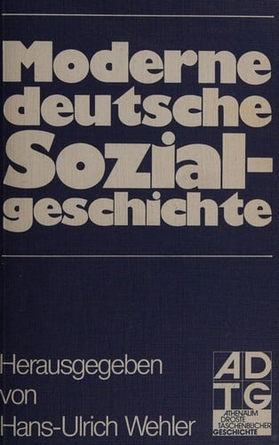 Moderne deutsche Sozialgeschichte