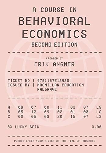 A course in behavioral economics