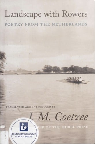 Landscape with rowers