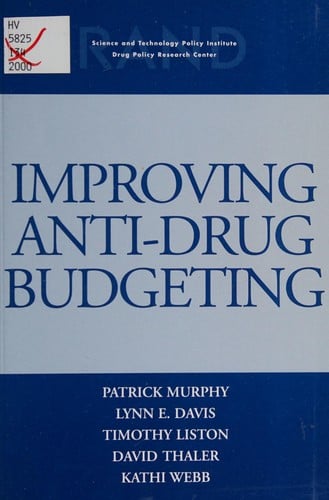 Improving anti-drug budgeting